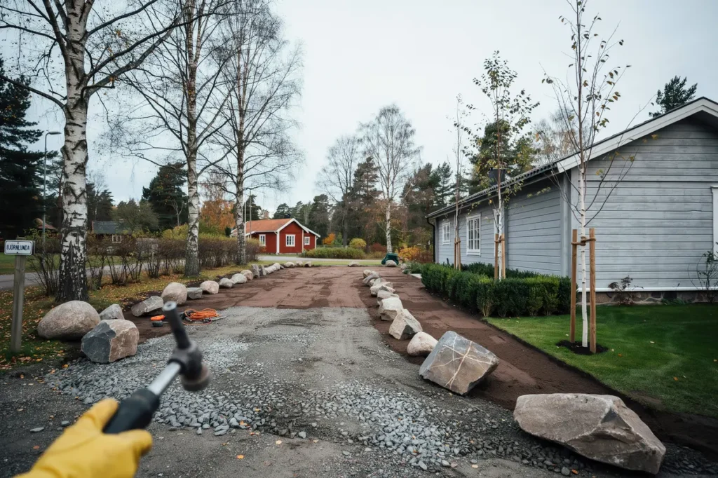stenspr ckning och bergspr ngning f r ut kad tomtyta i bj rnlunda gnesta